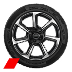 Audi Sport 19 inch 7-spoke aluminum alloy wheels