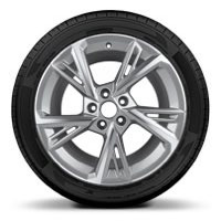 18 inch 5-spoke dual V-shaped aluminum alloy wheels