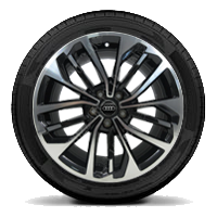 18 inch multi spoke aluminum alloy wheels