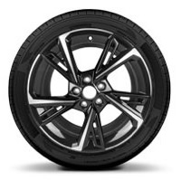18 inch 5-spoke dual V dual color aluminum alloy wheels